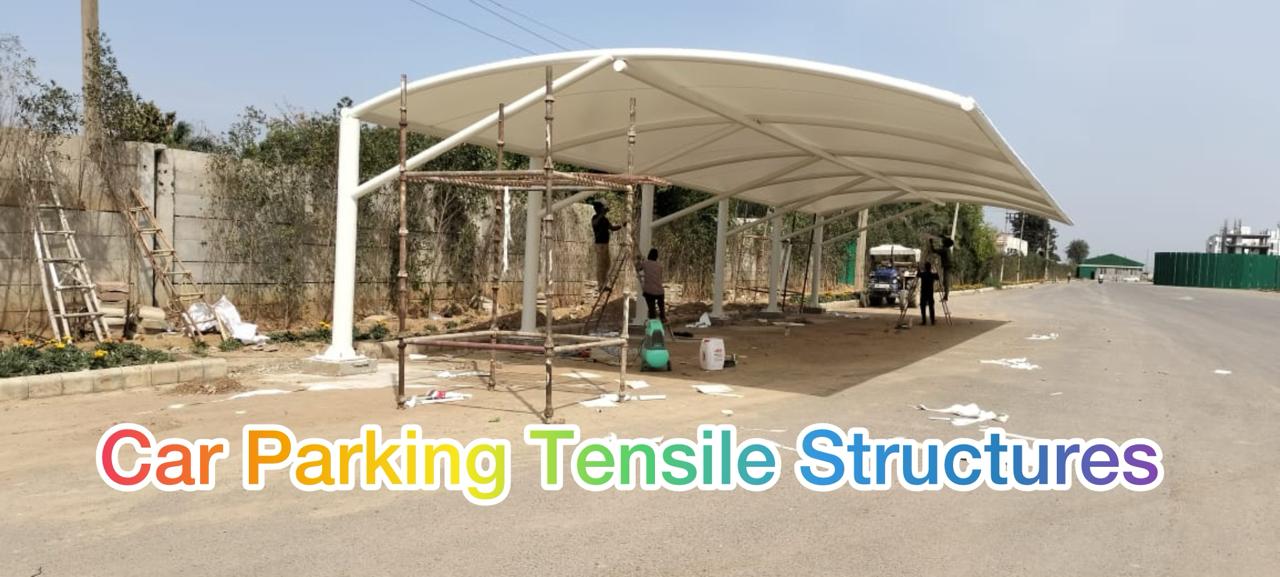 Car Parking Tensile Structure