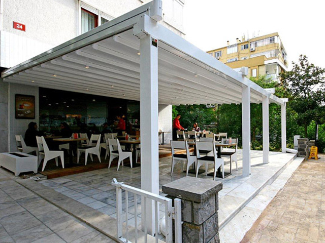 Tensile food Court Structure