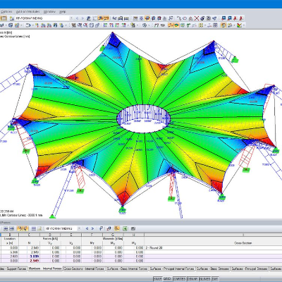 Surface Stressed Tensile Structures