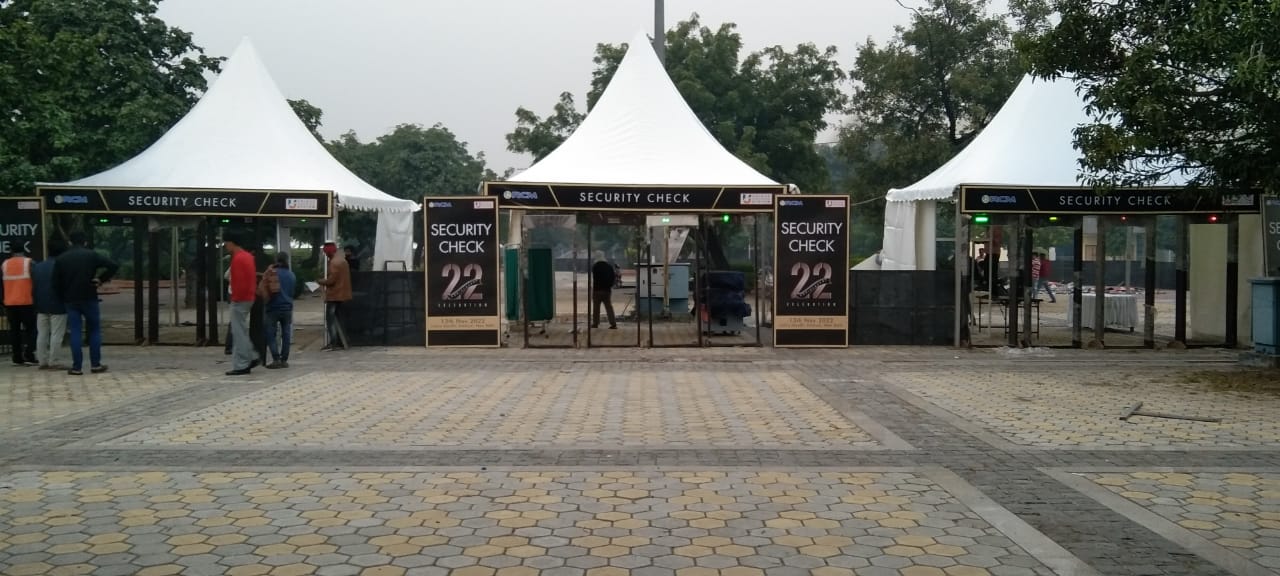 DFMD Rental Installation at IG Indoor Stadium Delhi in an Event