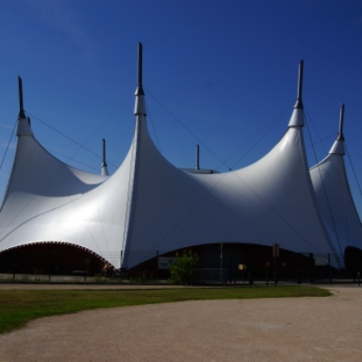 Mast Supported Tensile Structure