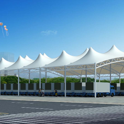 Tensile Structure in Meerut for Car Parking, Walkway, Food Court, Swimming Pool and Amphitheater