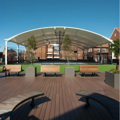 Barrel Vault Tensile Structure